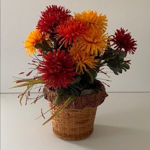Fall Faux Flower Arrangement Halloween Decor
